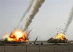 Iranian missile test gone wrong